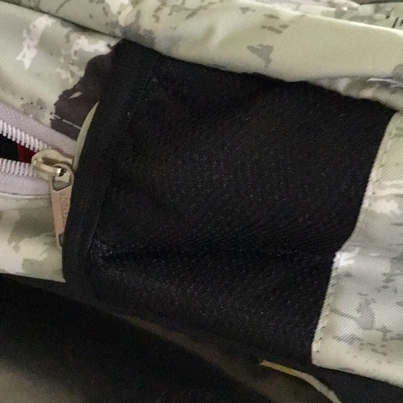 Nike backpack, gray/ pale sage and off white. - Picture 4 of 5